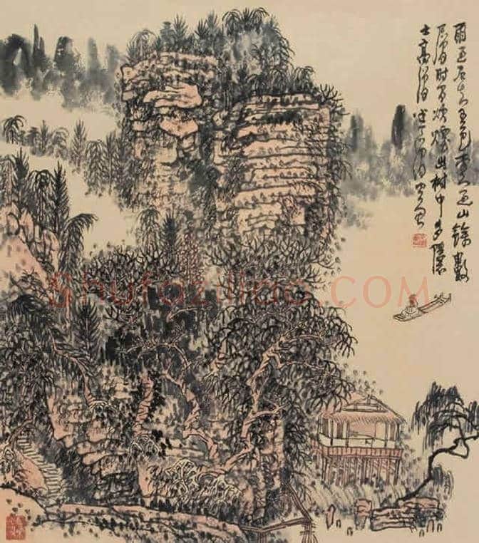 绘画奇人黄秋园作品欣赏(100幅) | 书画百科