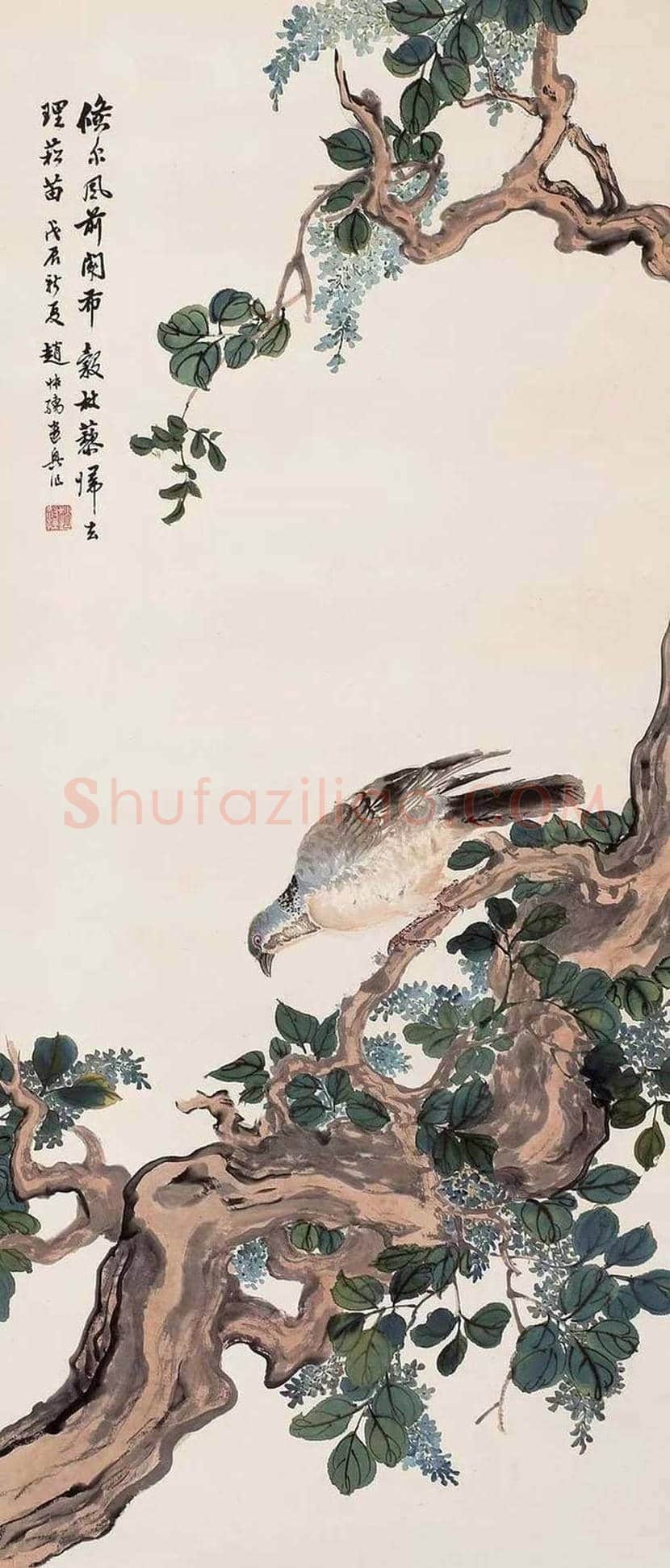 赵叔孺花鸟画欣赏 | 书画科普