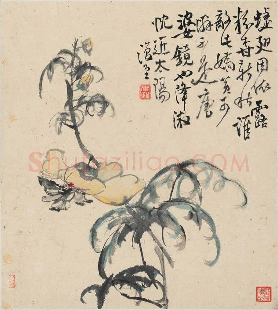 李鱓花鸟册页欣赏 | 书画讲解