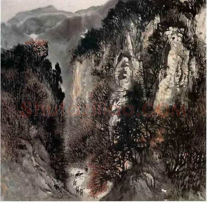 石鲁山水画作欣赏，撼人心魄！ | 书画讲解