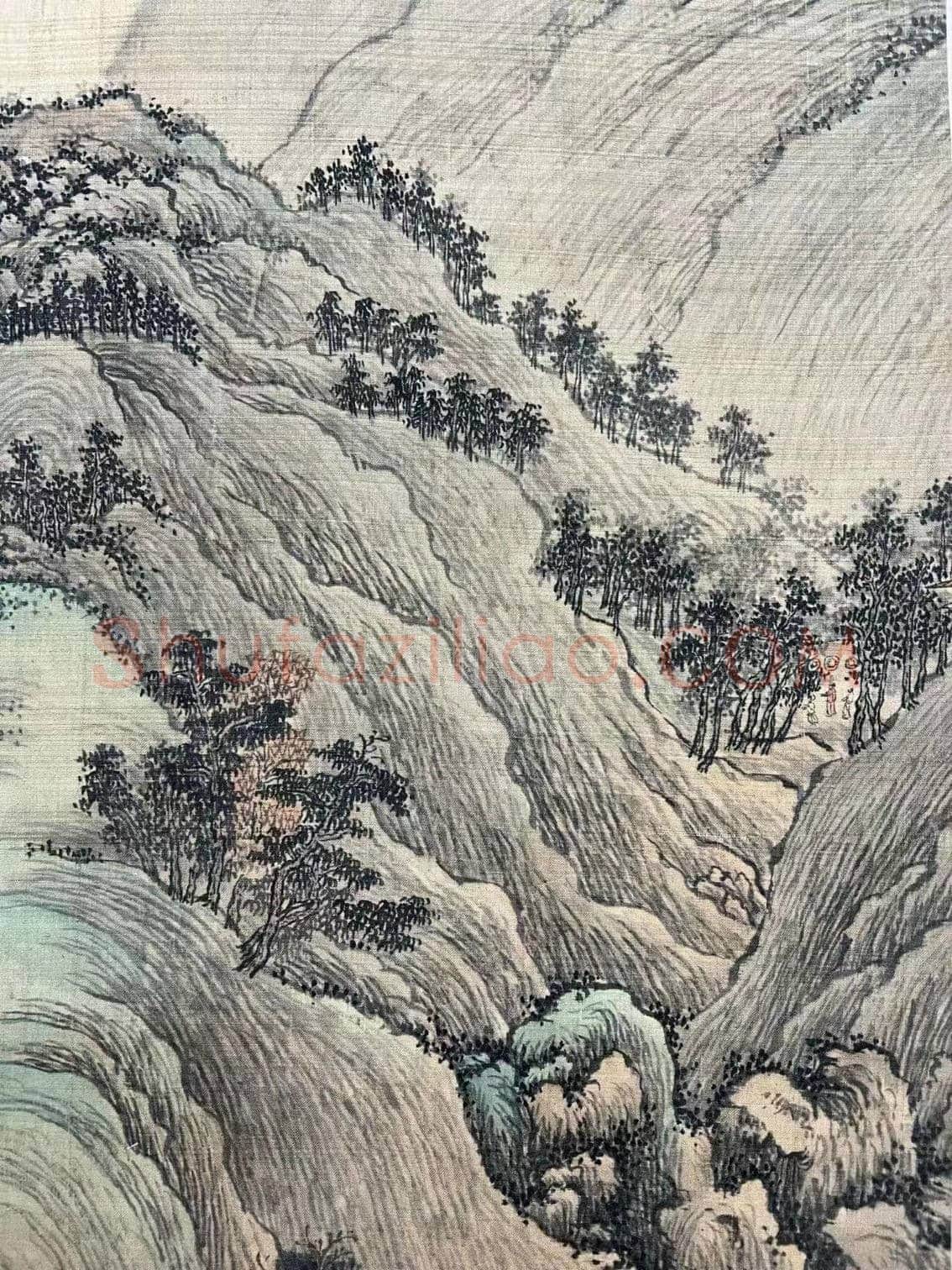 笔精墨妙——王翚《吴山渔隐图》 | 国画图片