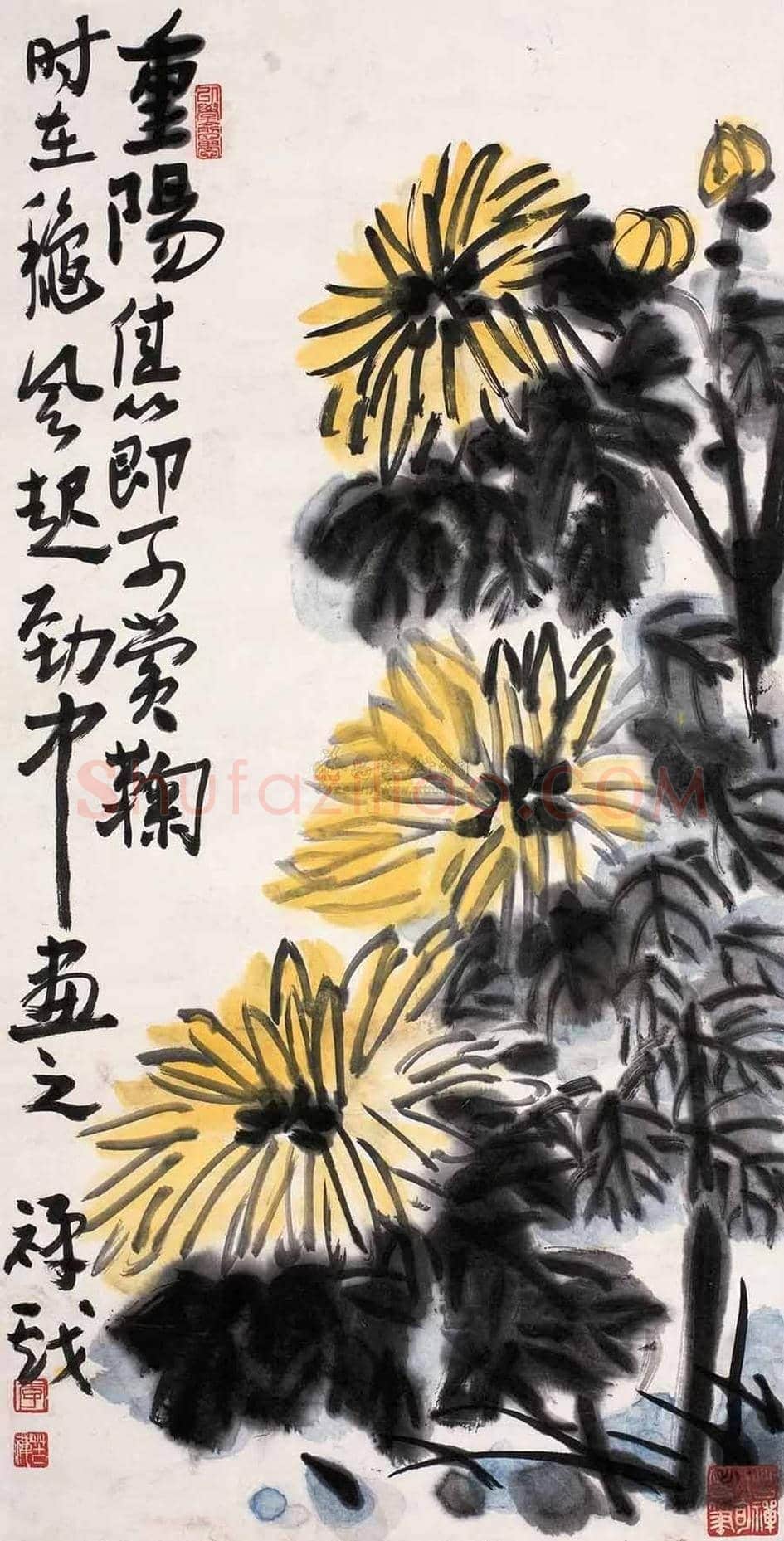 李苦禅笔下的梅兰竹菊 | 书画学堂
