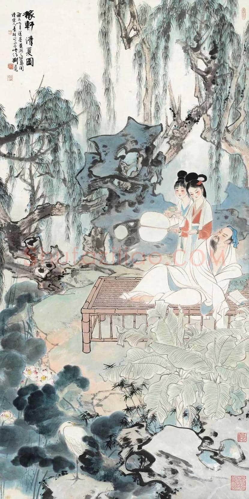 刘旦宅人物画作品欣赏 | 书画讲解