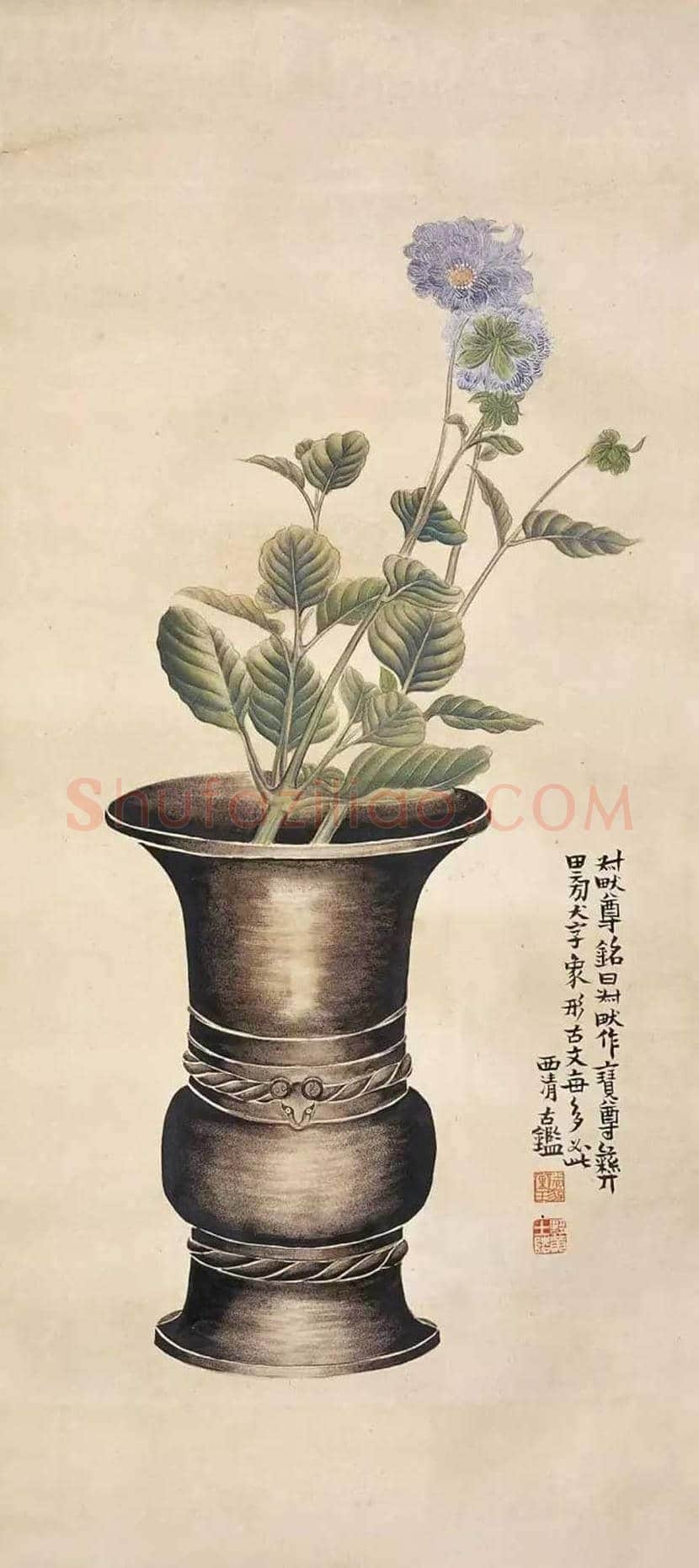 孔小瑜博古画欣赏 | 书画百科