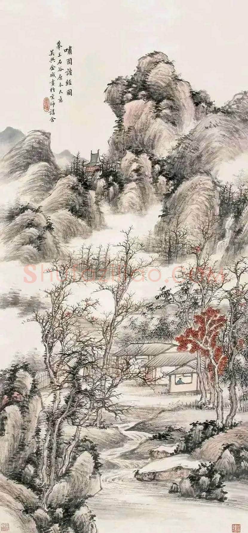 金城山水画作品欣赏 | 书画学堂