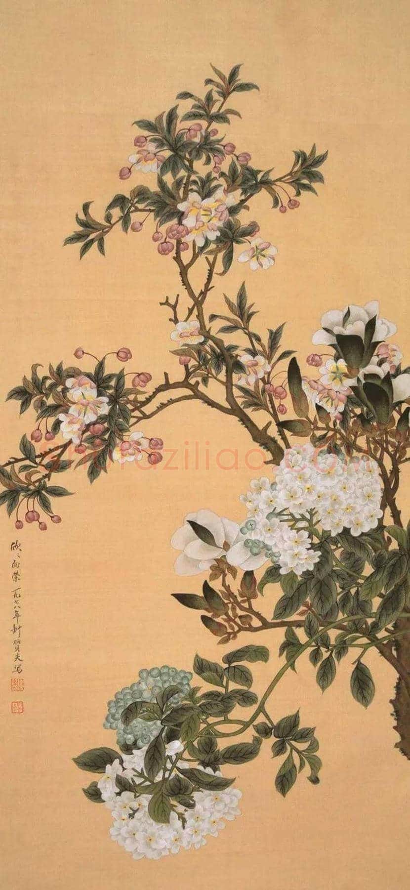 钟质夫花鸟画作品欣赏 | 书画文摘
