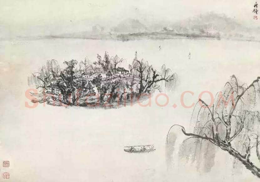 钱瘦铁山水画作品欣赏 | 书画常识