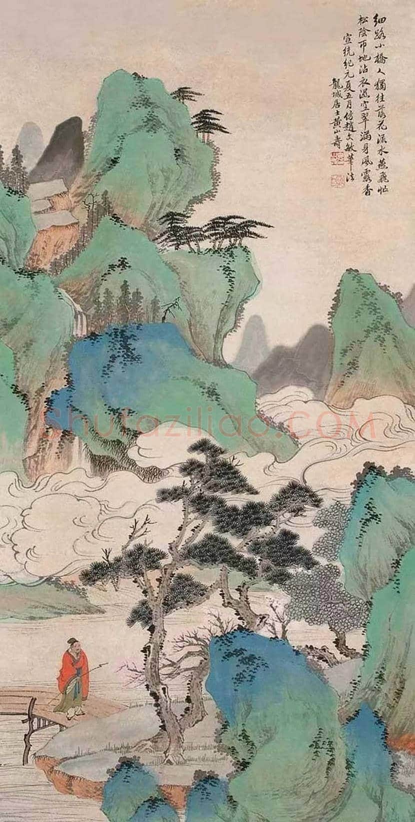 黄山寿山水画作品欣赏 | 书画科普