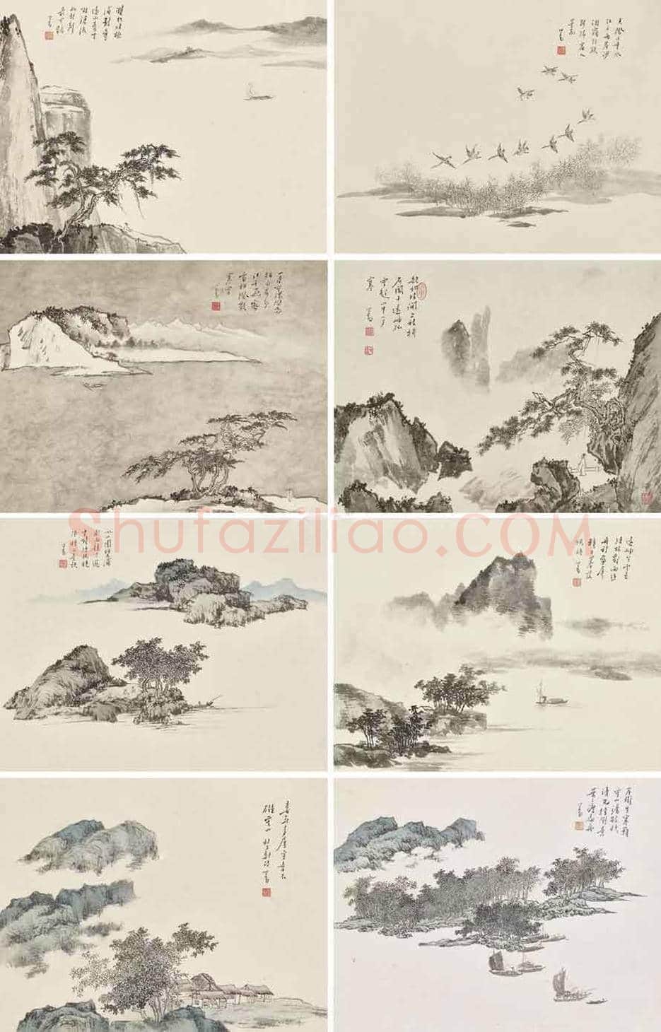 溥儒山水画欣赏 | 书画百科