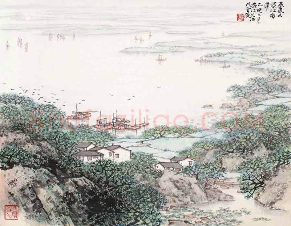 宋文治江南春色系列作品，太美了！ | 书画常识
