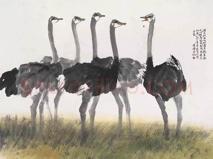 方楚雄工笔动物欣赏,很有乡土气息 | 书画资料