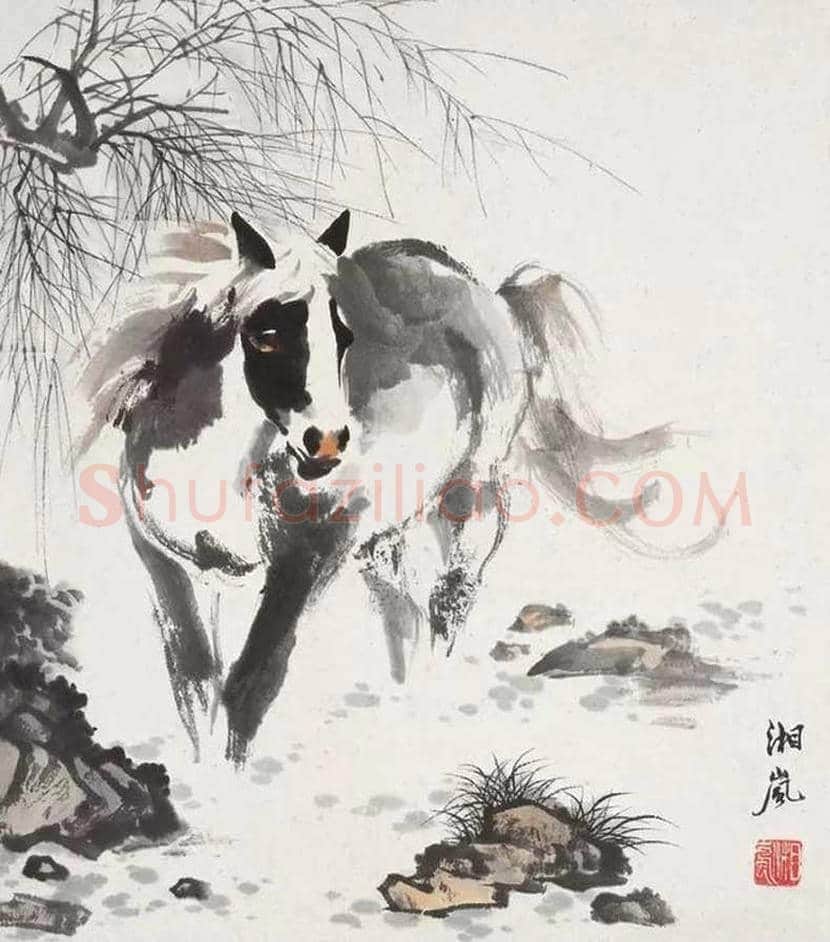 戈湘岚骏马图欣赏 | 书画资料