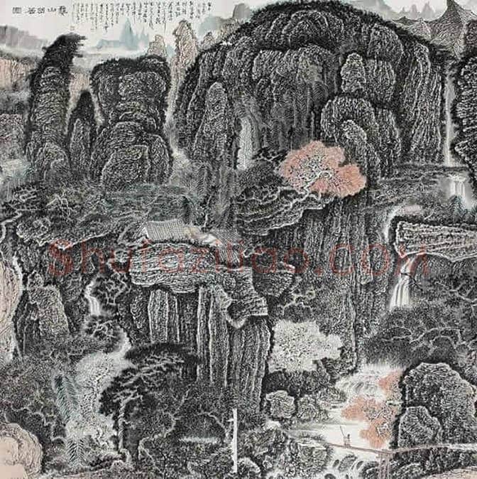 绘画奇人黄秋园作品欣赏(100幅) | 书画百科