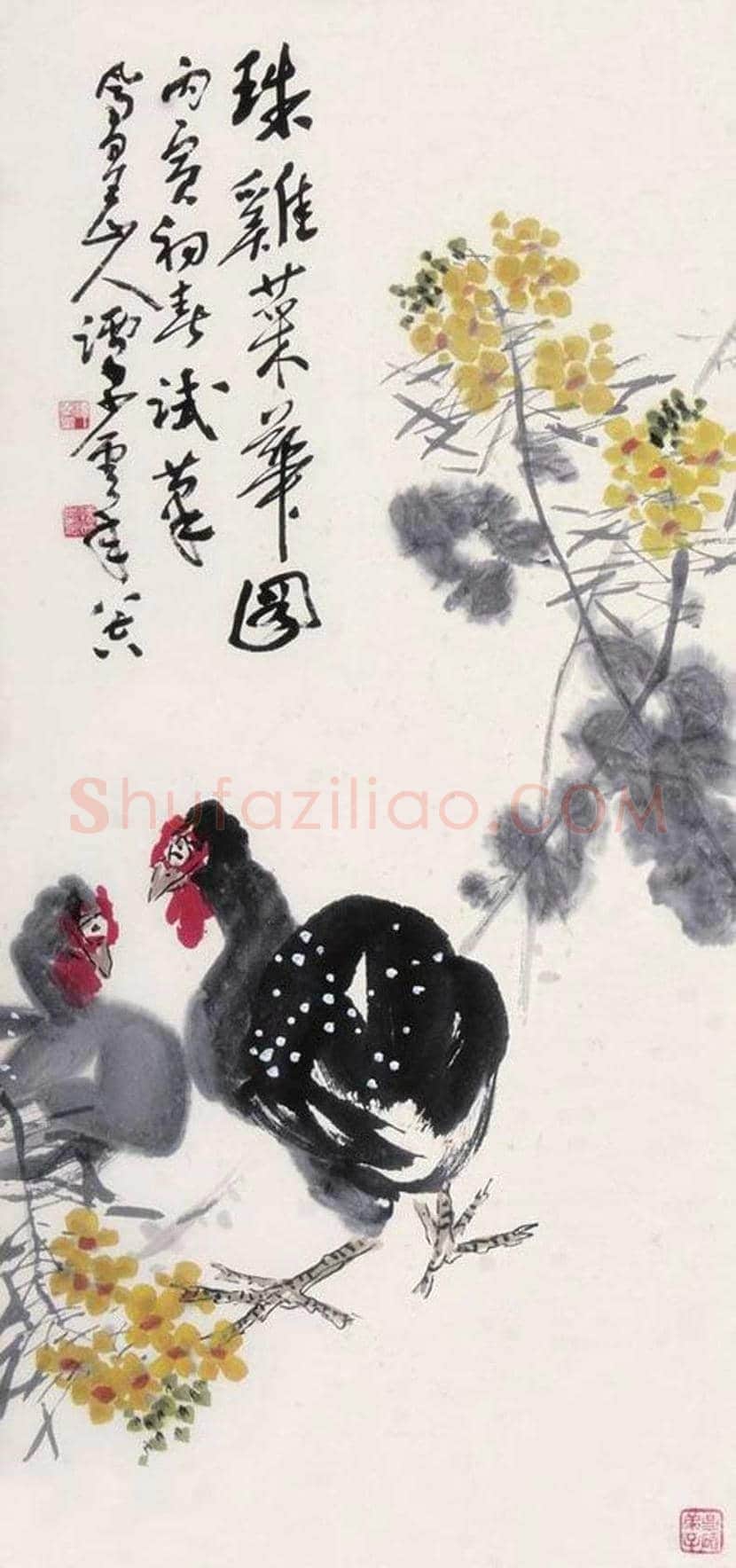 谭少云花鸟作品欣赏 | 书画学堂