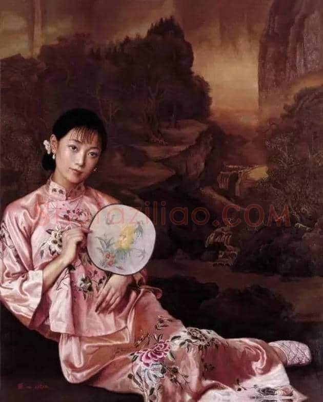 陈逸鸣笔下的女人,也极具东方神韵! | 书画资料