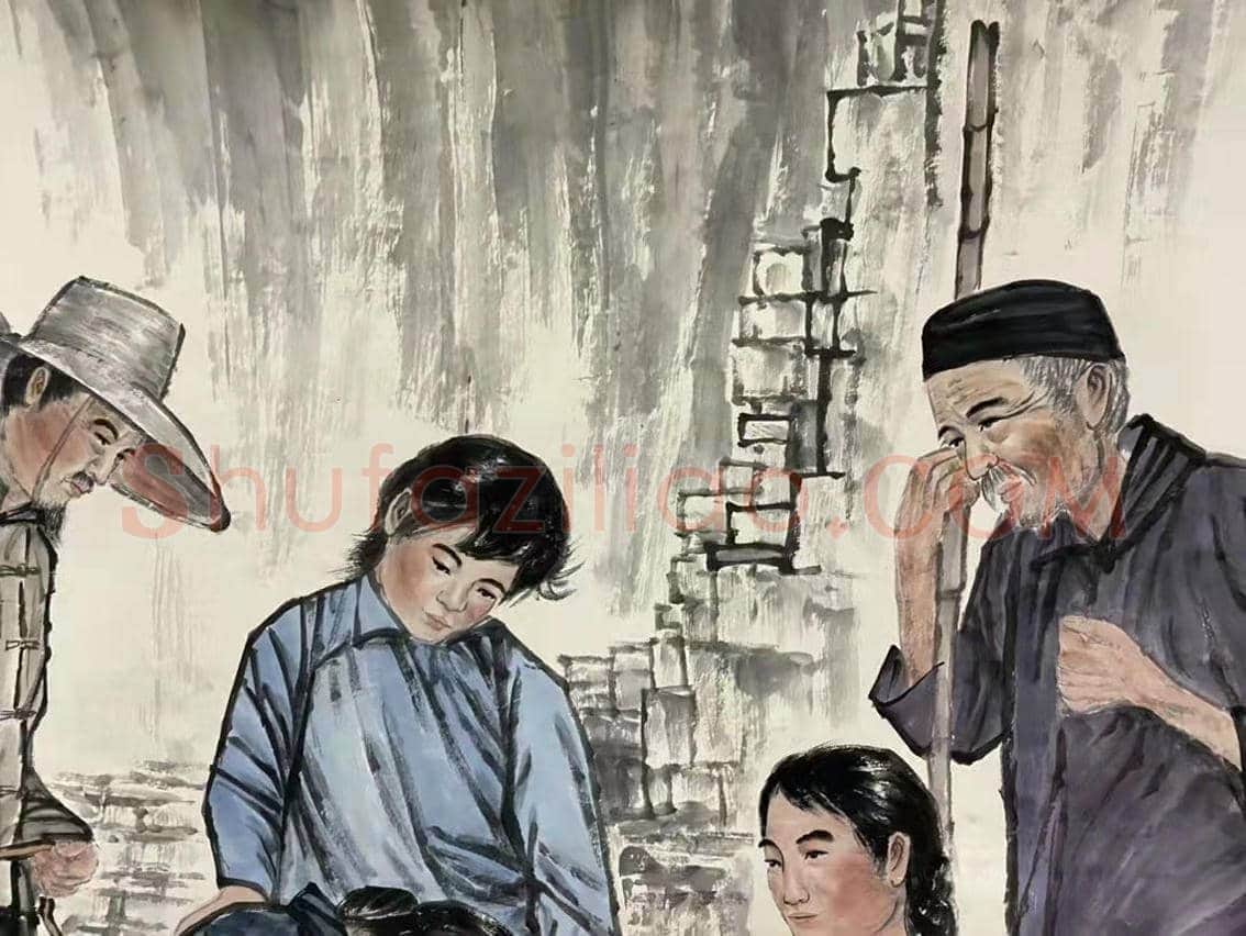 《流民图草稿》,蒋兆和艺术研究的新发新! | 国画赏析