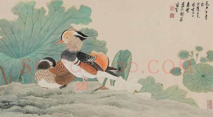 丹青伉俪谢稚柳和陈佩秋的合作作品拍卖与欣赏 | 书画文摘