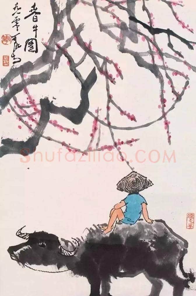 李可染笔下的春色图 | 书画资料