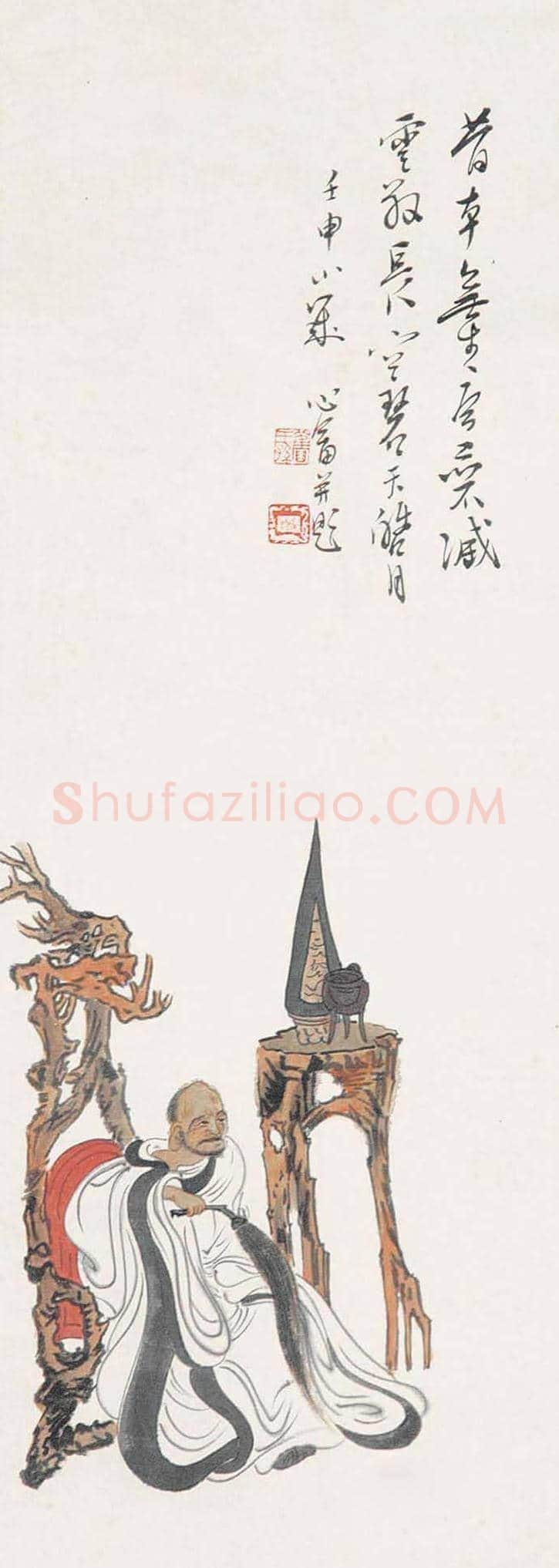 溥儒人物画欣赏【50幅高清大图】 | 书画知识