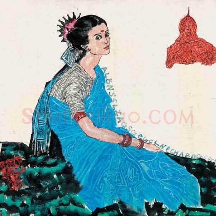 石鲁人物画图赏 | 书画讲解