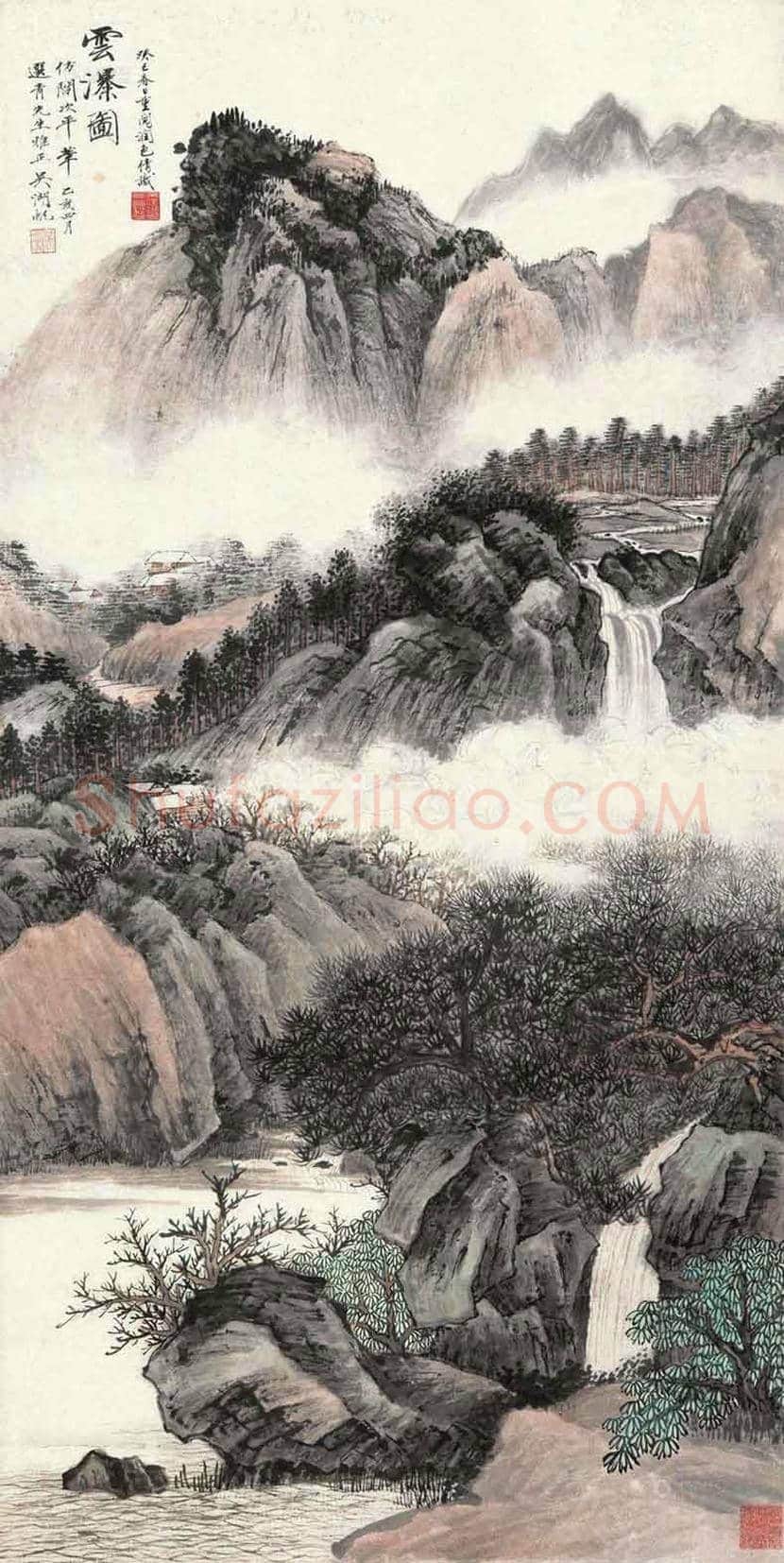 吴湖帆字画价格，最贵的字画都有哪些？ | 书画资料