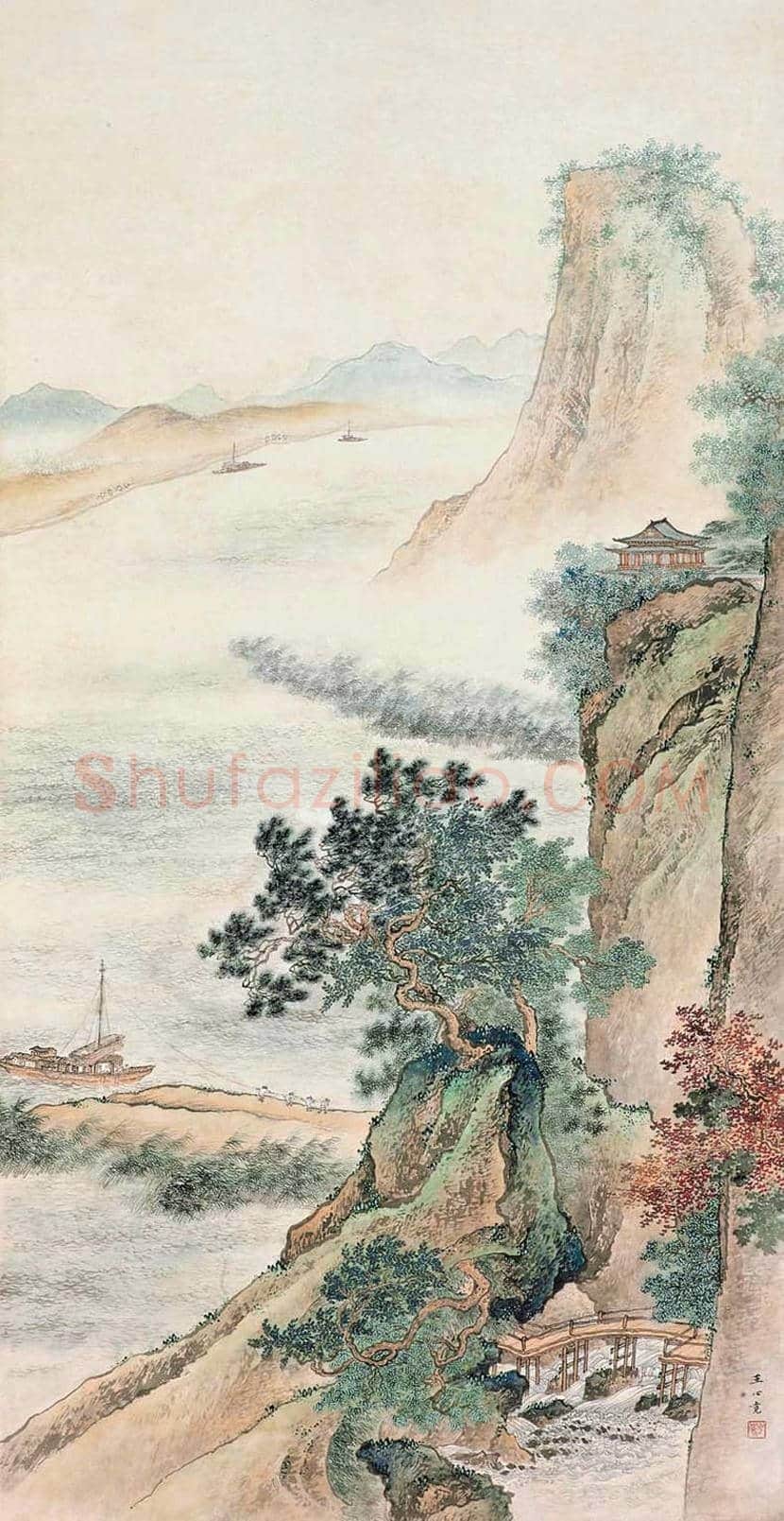 王心竟山水画欣赏 | 书画百科