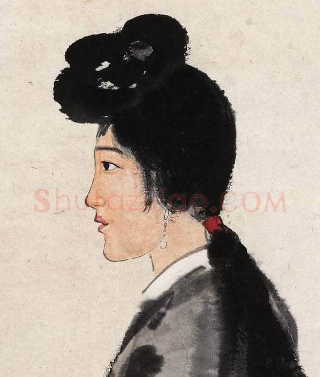 徐悲鸿早期代表作《卖花女郎》赏析 | 书画讲解