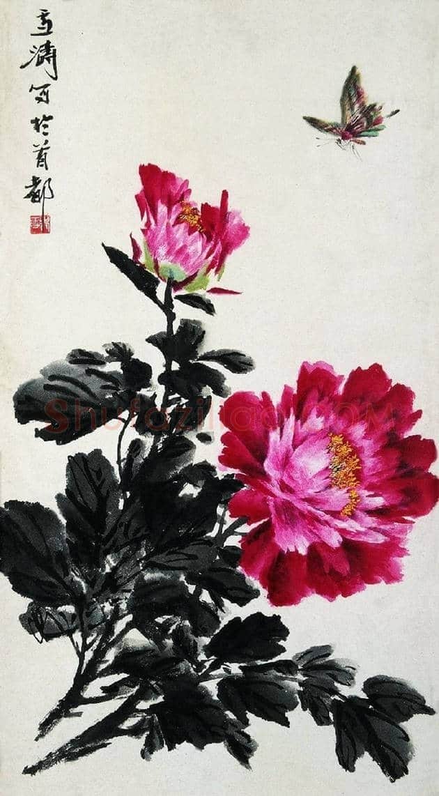 王雪涛国画牡丹欣赏 | 书画学堂