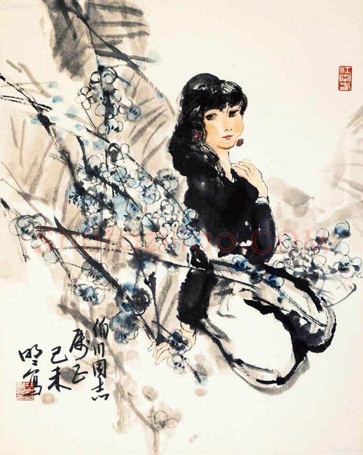 王明明人物画之时装人物少女篇 | 书画百科