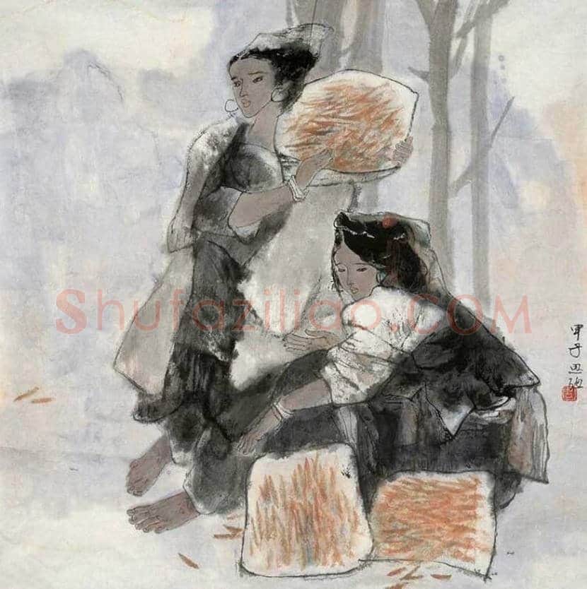 周思聪人物画作品欣赏 | 书画讲解