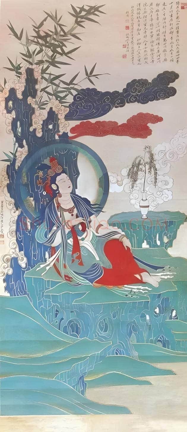 张大千笔下的13尊观音菩萨 | 书画文摘