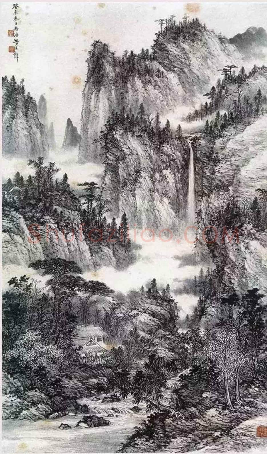 黄君璧山水画欣赏 | 书画知识