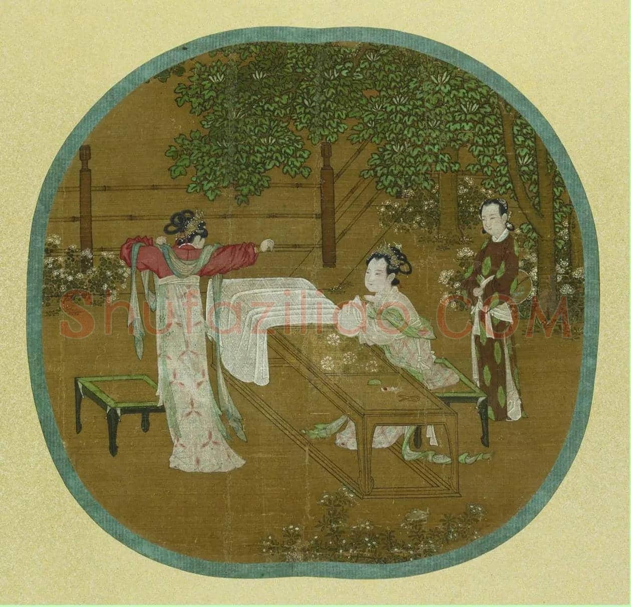 刘松年《宫女图》欣赏 | 书画学堂