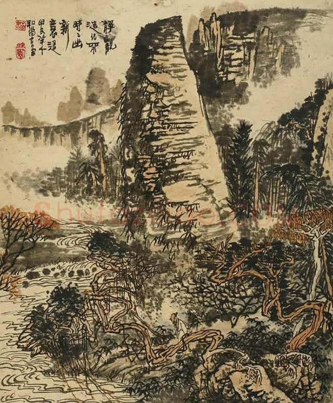 绘画奇人黄秋园作品欣赏(100幅) | 书画百科