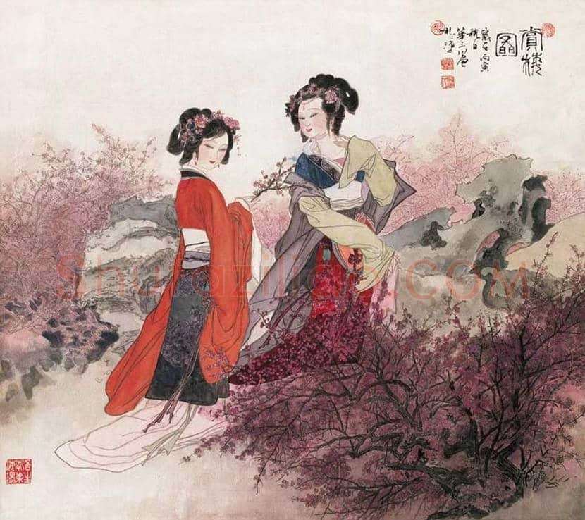华三川工笔仕女作品欣赏 | 书画科普