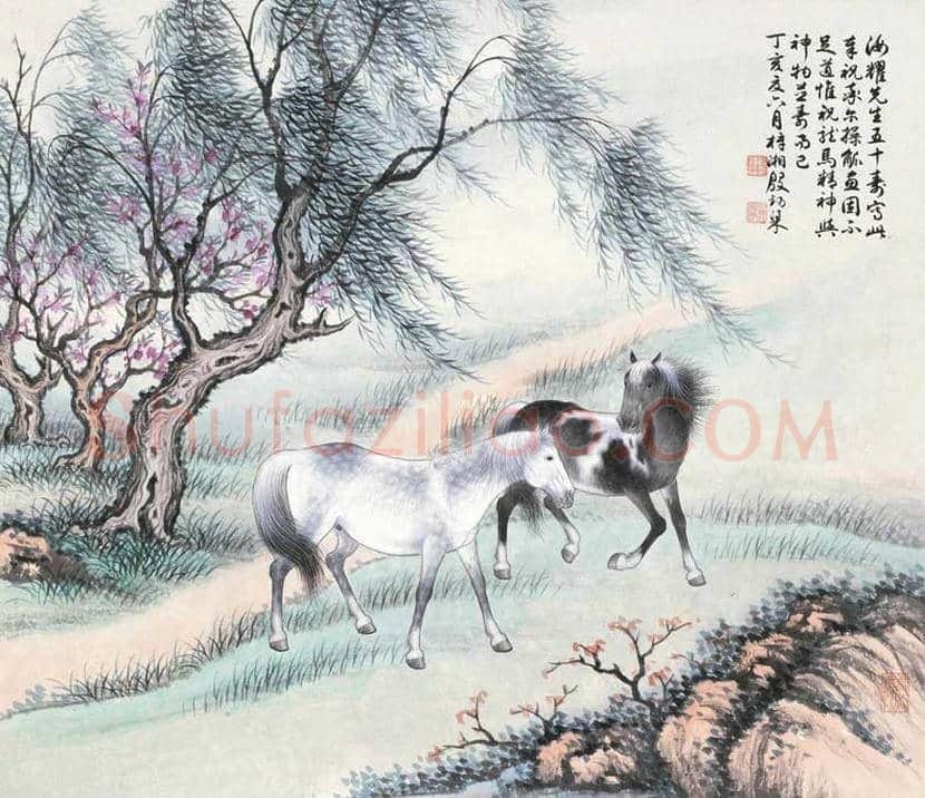 殷梓湘作品欣赏 | 书画科普