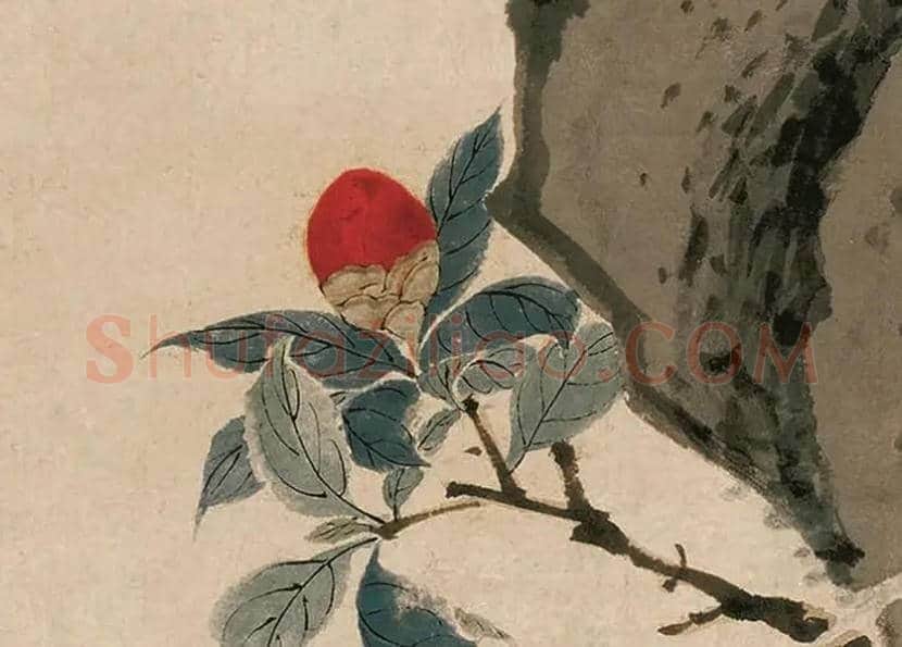 王武作品《花竹栖禽图》欣赏 | 书画知识