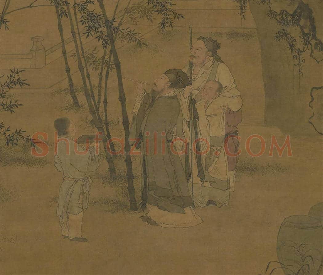杜堇作品《题竹图》欣赏 | 传世国画赏析