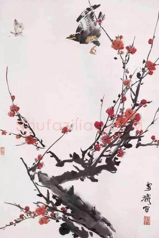 王雪涛梅花作品欣赏 | 灵性画梅 | 书画常识