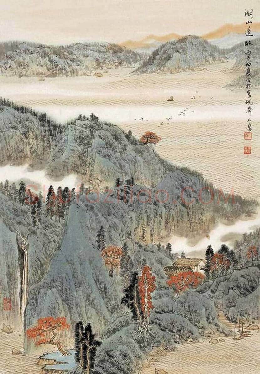 宋玉麟山水画作品欣赏 | 书画文摘