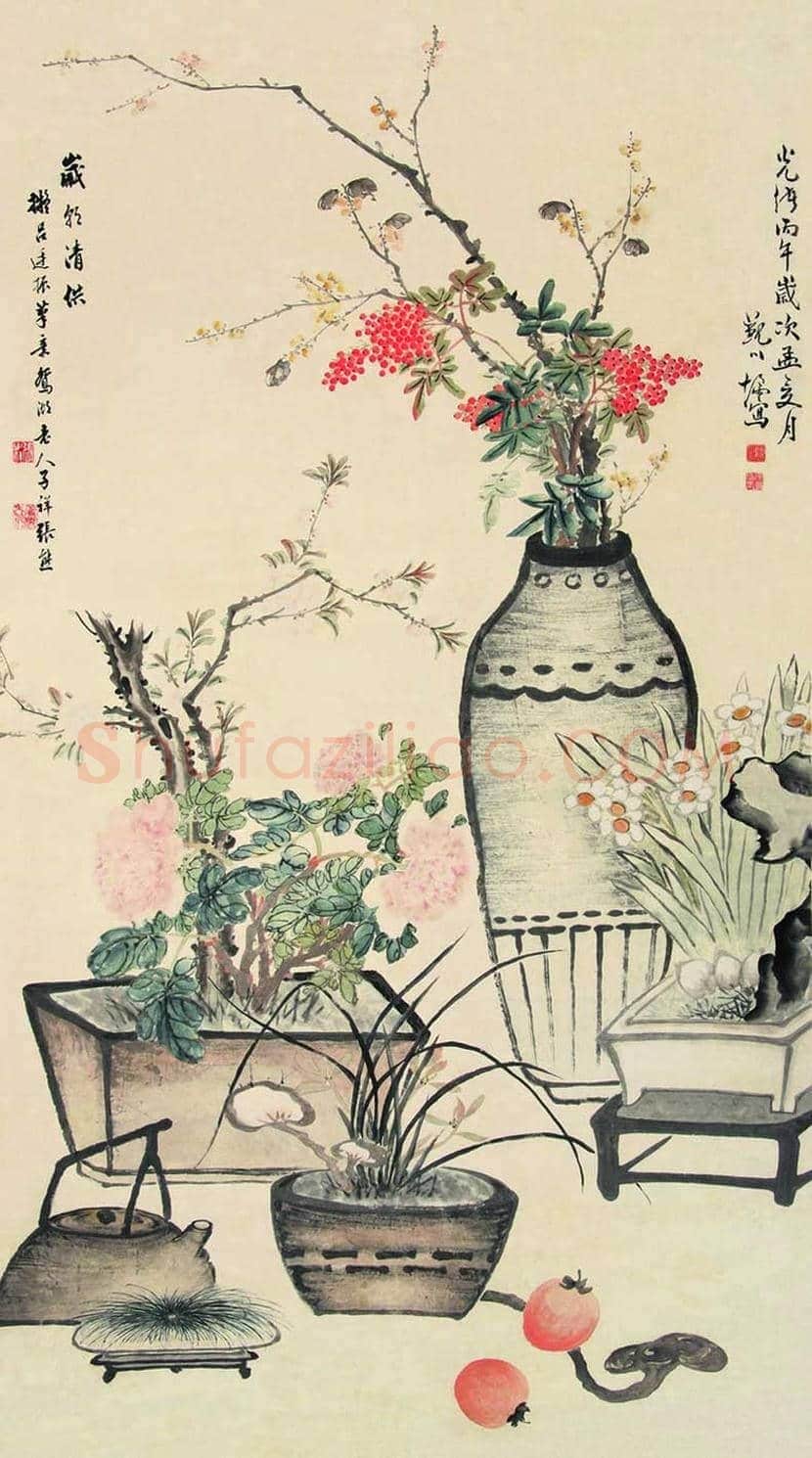 张熊花鸟画作品欣赏 | 书画常识