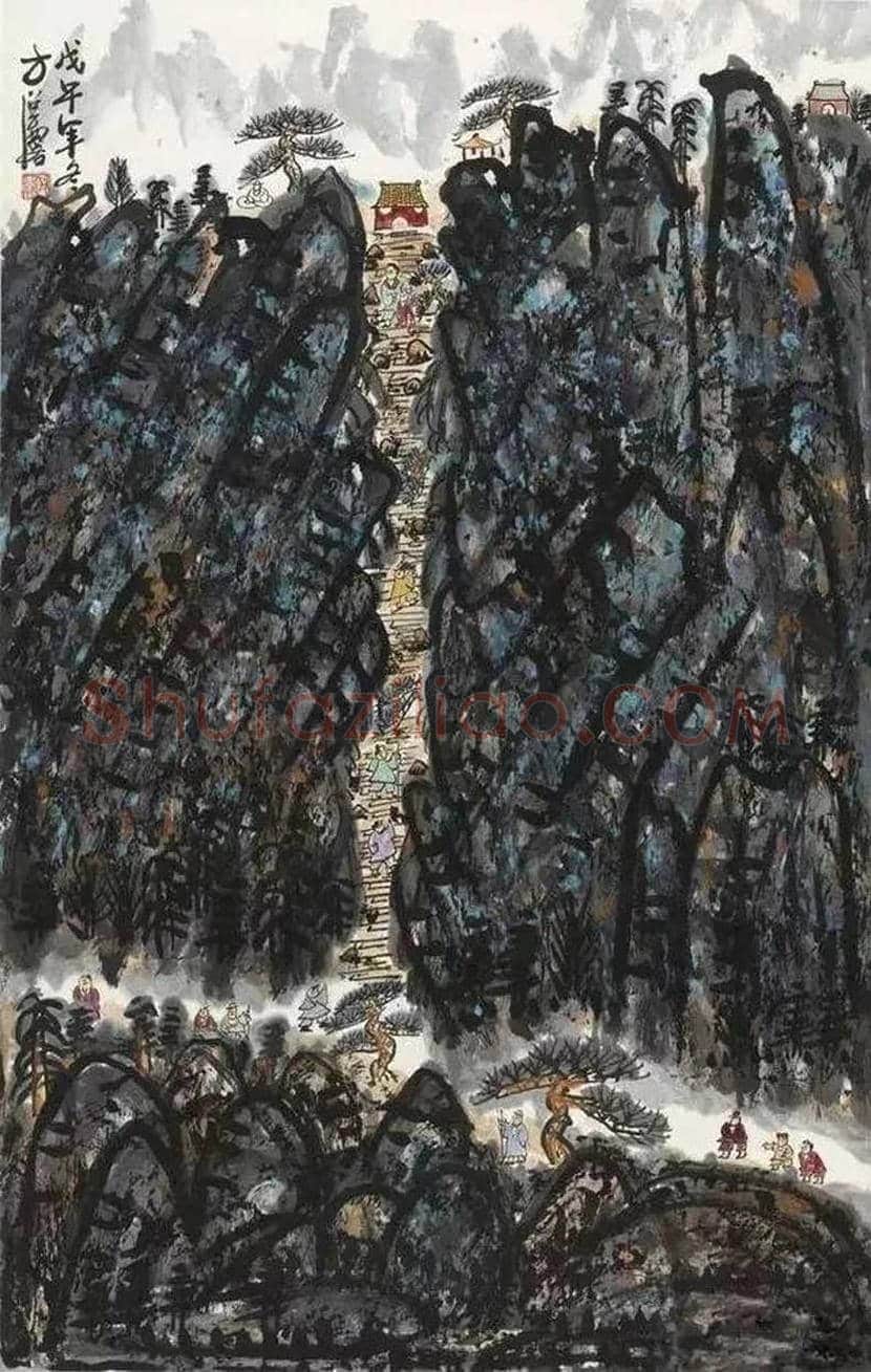 方召麐作品欣赏 | 书画资料