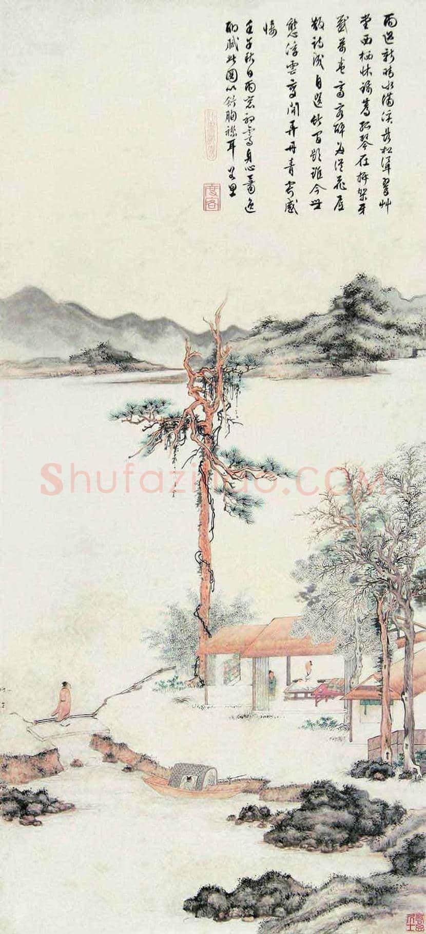胡若思山水画拍卖价格及欣赏 | 书画学堂