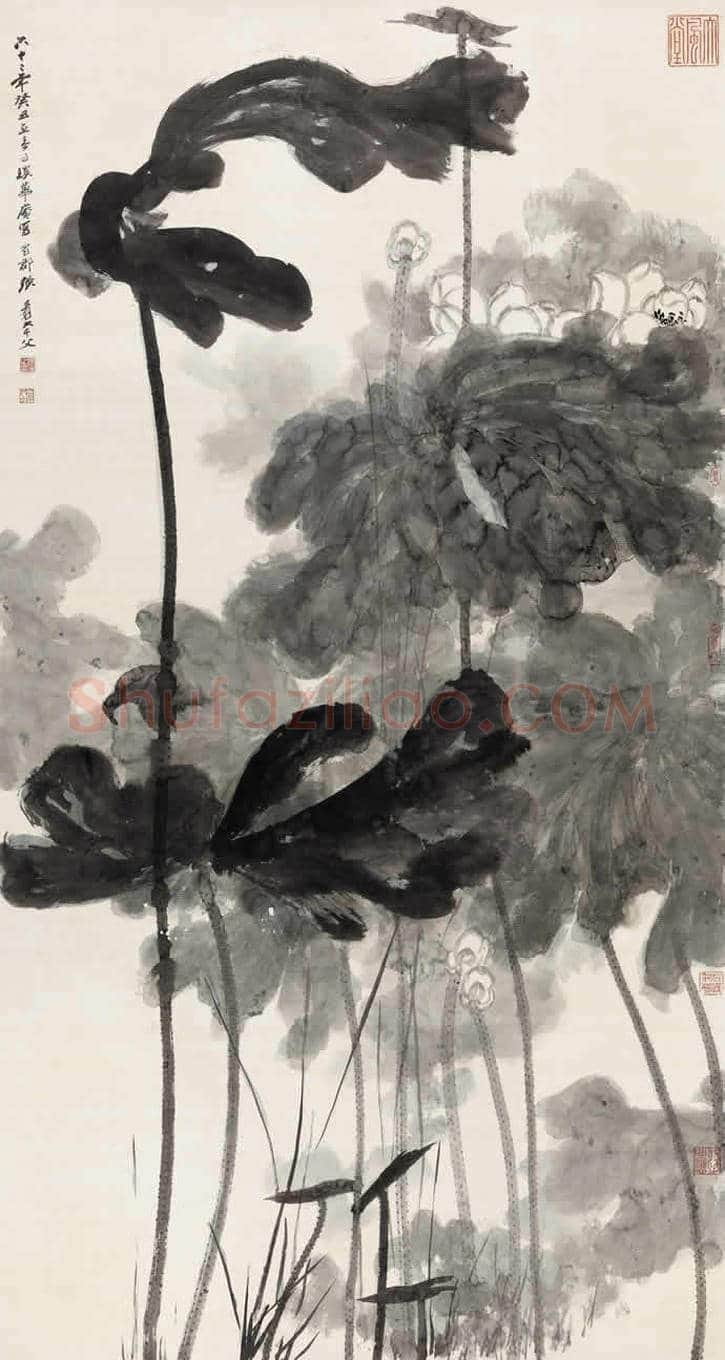 齐白石张大千到底谁的荷花作品贵? | 书画资料