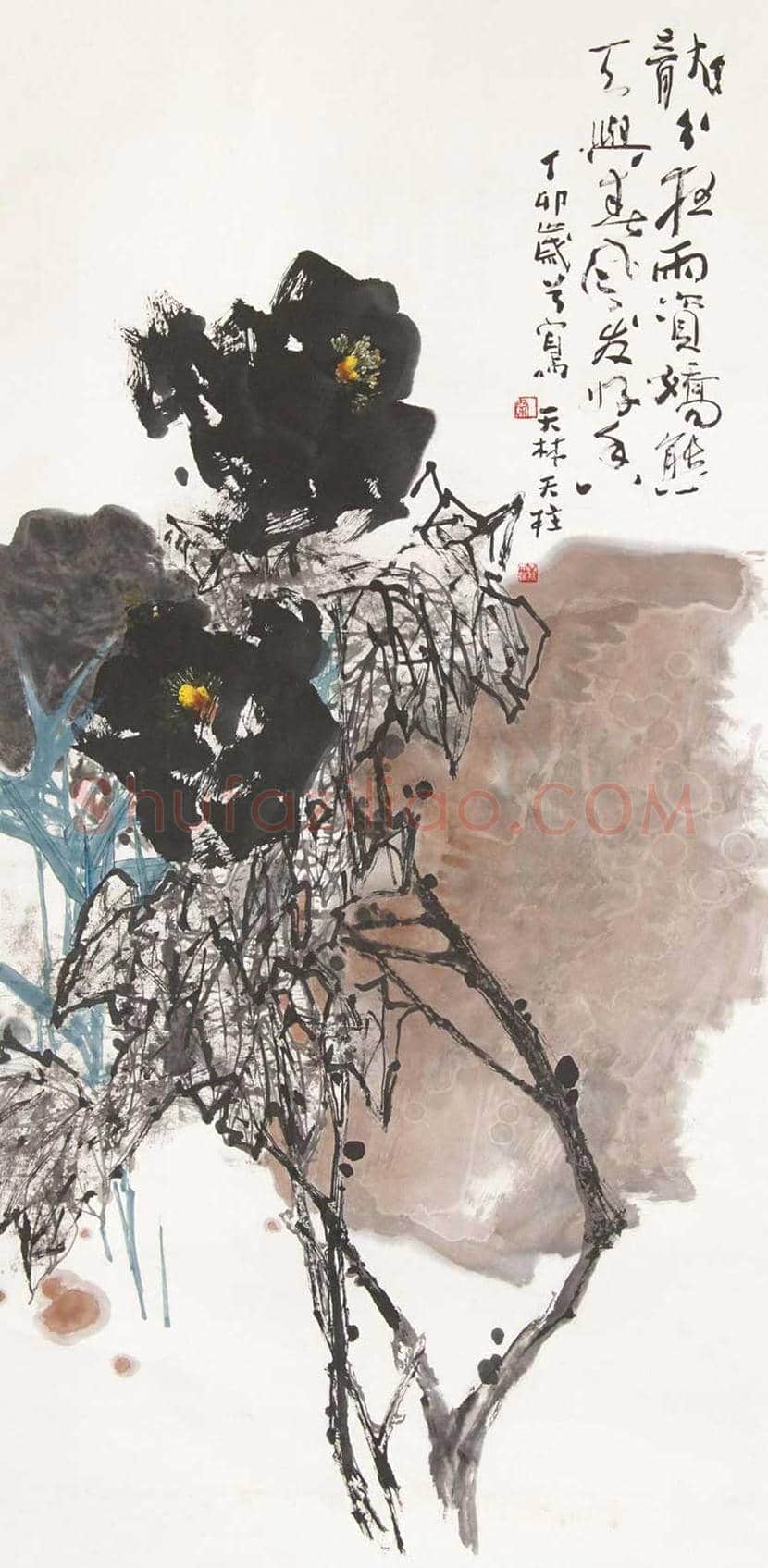 秦天柱花鸟画作品欣赏 | 书画学堂