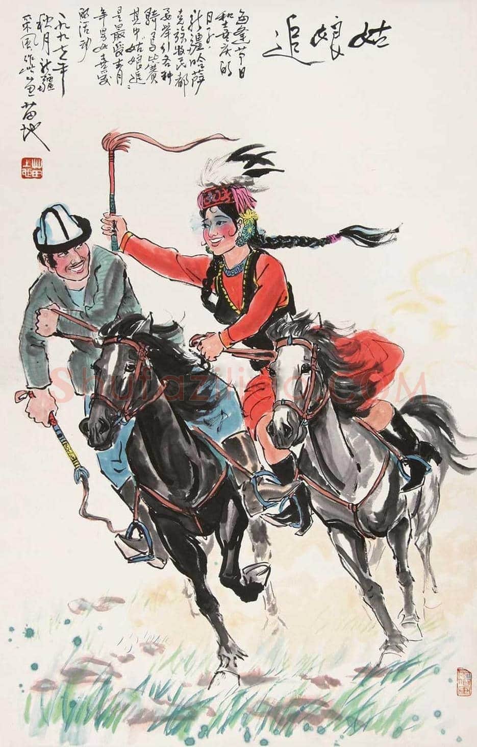 漫画家苗地作品欣赏 | 书画讲解