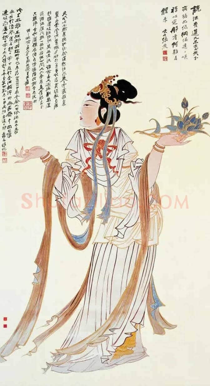 画坛巨匠张大千:创作数百幅《仕女图》 | 书画常识