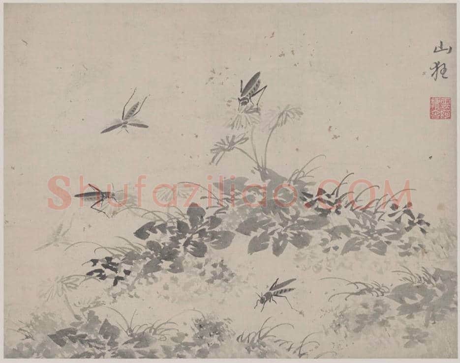 杜大成《花卉草虫图册》图赏 | 传世国画赏析