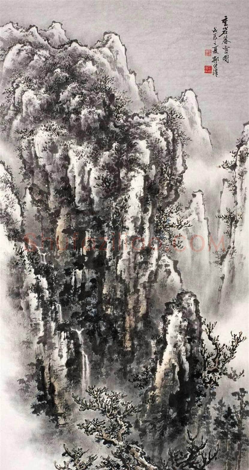 郭传璋山水画作品欣赏 | 书画常识