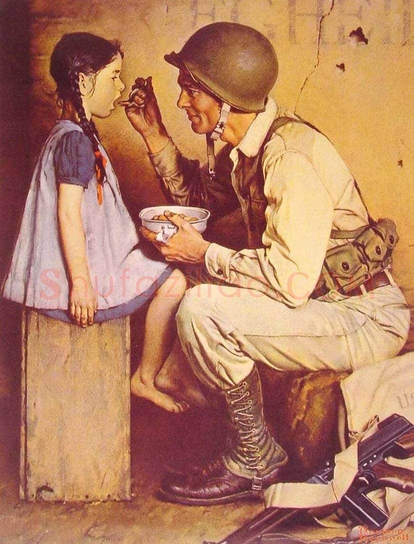 美国插画师|诺曼·洛克威尔作品欣赏 | 书画科普